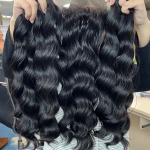 Vague d'océan cheveux vierges vietnamiens bruts gros cheveux 100% cheveux humains cuticule alignée - Product Image 1