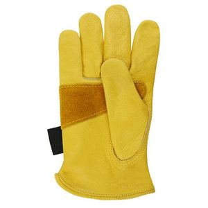 Gants de travail en cuir de qualité supérieure, sûrs et durables, 10 pouces, pour hommes et femmes, fabriqués en usine, couleur unie - Product Image 3