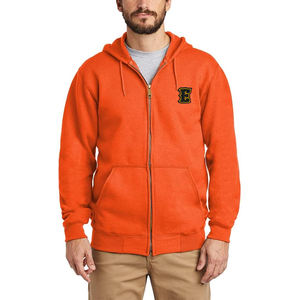 Sweat à capuche zippé pour homme personnalisé de haute qualité, 100% coton, nouvelle collection hiver, couleur unie, broderie numérique, streetwear - Product Image 1