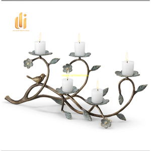 Luxury Metal Branch Design Bird <b>Candle</b> Holder <b>Tealight</b> <b>Candle</b> Stand Home Decorative Centerpiece for Wedding Party Festive Decors - Product Image 6