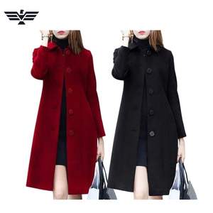 เสื้อโค้ทขนสั้นสำหรับผู้หญิง สไตล์ลำลอง หรูหรา ทันสมัย สำหรับฤดูหนาว อุ่นสบาย ไม่ใช้ขนเป็ด ปิดกระดุมแบบปกปิด  สีและโลโก้สามารถปรับแต่งได้ - Product Image 6