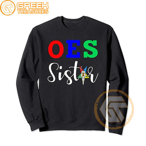 Commande personnalisée de l'étoile de l'Est sweat-shirt brodé en molleton de coton pull de haute qualité vêtements grecs OES sweat-shirts - Product Image 4