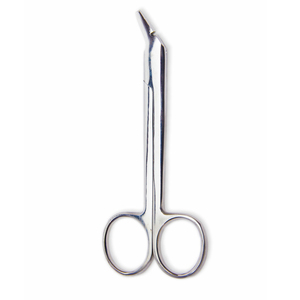 Ciseaux coudés à couronne universels personnalisés 4.75 pouces miroir polonais chirurgical réparateur chirurgical ange ciseaux - Product Image 4