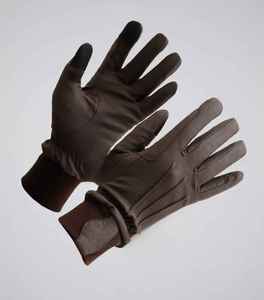 Guantes de Equitación de Invierno de Cuero Ultra Transpirable Profesionales, Logotipo Personalizado al por Mayor, Agarre Duradero para Entrenamiento de Caballos - Product Image 1