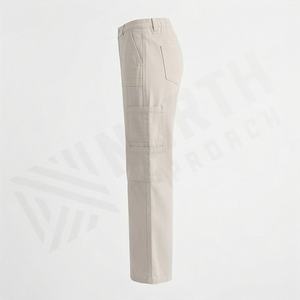 Pantalones Anchos de Mezclilla para Mujer, Estilo Hip Hop Vintage Americano, Bordado con Patrón Geométrico, Color Personalizado, Pantalones Holgados - Product Image 2