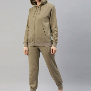 Chándales Casuales de Invierno con Capucha para Mujer de Alta Calidad - Diseño Personalizable 100% Algodón Precios - Product Image 6