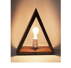 Lámparas de madera triangulares Lámpara colgante de madera de mango vintage - Product Image 1