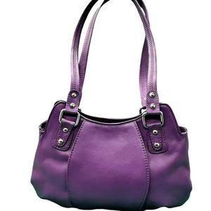 WRIZA Sac à main élégant en cuir de qualité supérieure pour femmes Sac à bandoulière en cuir véritable personnalisé avec fermeture à glissière et design de portefeuille - Product Image 1