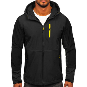 2025 Custom Logo <b>Men</b> <b>Canvas</b> Softshell <b>Jacket</b> with Front Pockets Best Price Custom Size OEM Service Waterproof Reversible - Product Image 1