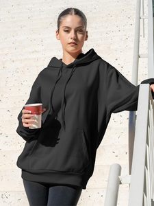 Sudadera con capucha de manga larga OEM para mujer Sudadera bordada personalizada Impresión de etiqueta privada Fleece Directo al por mayor - Product Image 2