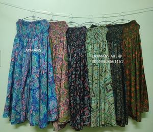 Pyjama plazzo pour dames imprimé en soie pyjama plazzo en coton pyjama en coton de l'inde pantalon plazzo imprimé en rayonne - Product Image 1