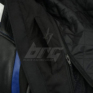 Venta en línea En stock Chaqueta de invierno de cuero de moto Chaqueta de cuero de moto hecha profesional - Product Image 6