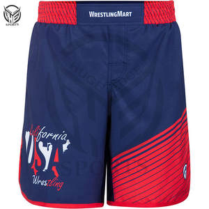 Ropa de Artes Marciales, Pantalones Cortos de MMA para Hombre, Pantalones Cortos de Lucha Libre, Personaliza Tu Propio Logotipo y Diferentes Materiales. - Product Image 1