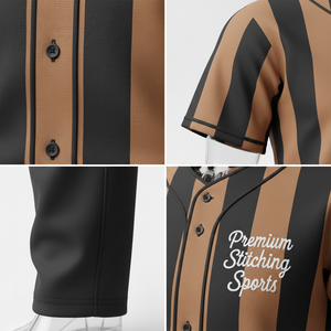 Maillot de baseball personnalisé à col en V, tissu 100 % polyester avec logo personnalisé - Product Image 6