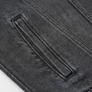 Veste en jean d'hiver pour homme, impression de logo personnalisée, streetwear décontracté, veste en jean tendance, imperméable, vêtement de protection pour la conduite - Product Image 5