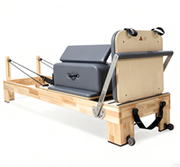 Yoga Fitness Equipment Combinaison Bois D'érable Cadillac Table Pilates Réformateur Lit Chêne Bois Pilates Cadillac