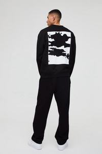 Servicio OEM personalizado de gran tamaño de algodón pesado de los hombres de tela personalizada Premium logotipo personalizado sudadera oferta al por mayor 2024 calidad - Product Image 3