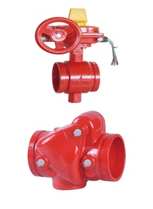 FM ul phòng cháy chữa cháy hệ thống PN10 PN16 di rãnh mặt bích Van bướm <span class=keywords><strong>Swing</strong></span> kiểm tra van chữa cháy cửa van - Product Image 6