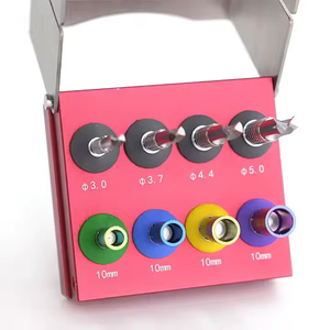 Ensemble de forets de collecte d'os pour implants dentaires Fraises pour implants chirurgicaux Trephine Burs Cutting 12PCS - Product Image 4