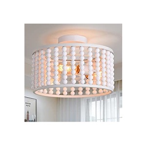 Lámpara Colgante de Ratán y Hierro Hecha a Mano de Estilo Moderno en Oferta, con Bombilla LED E27, Color y Tamaño Personalizables - Product Image 4