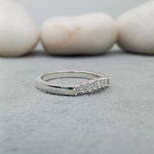 Compromiso Anillo de bodas clásico Mujer Fine Solitaire VVS Lab Grown 2ct Princess Cut Diamond 14K 18K Gold GIA IGI Certified - Product Image 2