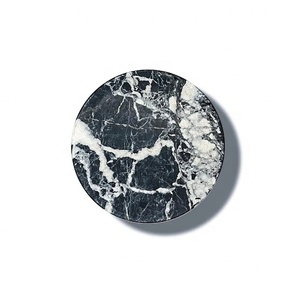 Centro DE MESA DE BODA DIY, portavelas de mármol cilíndrico de piedra negra, candelabro de Pilar, decoración del hogar para Navidad - Product Image 3