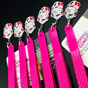 แหนบขนตาสีชมพูขนมิงค์แบบมืออาชีพแหนบสแตนเลสออกแบบโลโก้ได้ตามต้องการทนทานต่อแม่เหล็กอย่างยั่งยืน - Product Image 2