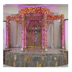 Affordable Delizio Mandap for Hindu Wedding Halls Precious Fiber Delizio Pillars for Asian Wedding Indian Wedding USA Sale - Product Image 1