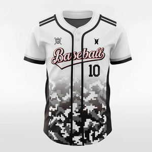 Maillot de baseball uni à manches courtes, pas cher, vente en gros, sublimation et broderie, fabricant d'uniformes de baseball mondial - Product Image 2