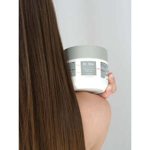 Masque capillaire fortifiant à la vitamine B5 400g Crème hydratante et lissante pour cheveux secs, enrichie en collagène et kératine organiques - Product Image 3