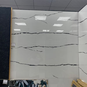 Fronteras de porcelana vitrificada de alta calidad de 600x1200mm, suelo de 9,5mm de espesor, esmalte metálico pulido, imitación antideslizante moderno - Product Image 1