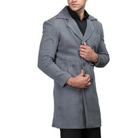 Manteaux décontractés pour hommes en laine personnalisés d'automne et d'hiver Manteaux trench longs coupe-vent grande taille pour hommes-ÉCHANTILLON GRATUIT