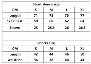ชุดเสื้อยืดและกางเกงขาสั้นสำหรับผู้ชายชุดกางเกงขาสั้นและกางเกงขาสั้นทรงโอเวอร์ไซส์ - Product Image 6