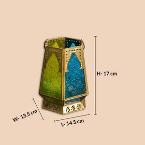 Votive en métal pour bougie décorative idéale pour les mariages, les festivals et les intérieurs confortables - Product Image 1