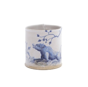 High Trending Modern Design Home Metal Outdoor Waster <b>Bin</b> Handmade Painted Metal Iron <b>Dust</b> <b>Bin</b> Trash Can Garbage - Product Image 6