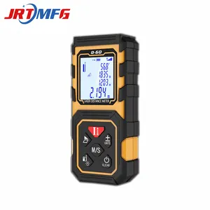 Classic Yellow High Precision Laser Distance Measurement Handheld Digital Distance Lazer Measure 40m Mini Laser Distance Meter