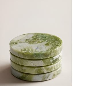 Posavasos de mármol pizarra de piedra Natural de Carrara ecológicos de la mejor calidad moderna, excelente bebida personalizada para recuerdo de boda caliente - Product Image 3