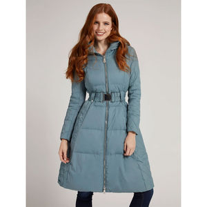 Nuevo diseño de tendencia superior Chaqueta de burbuja de alta calidad Diseño personalizado Mujeres Chaqueta larga con capucha Puffer - Product Image 4