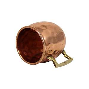 Taza Ecológica de Cobre Puro con Asa, Acabado Premium, Gran Capacidad, Diseños Personalizados - Estilo Clásico para Café/Té Saludable - Product Image 1