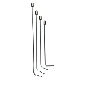 InoxPDR Madrid Edition 360 ° Varillas giratorias de acero para reparación de abolladuras de 4 piezas (45cm 55cm 60cm 70cm) Equipo de reparación de carrocería - Product Image 2