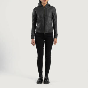 Venta al por mayor, chaqueta de cuero para mujer, diseño elegante de alta calidad, prendas de vestir exteriores hechas a medida para minoristas de moda 2026 - Product Image 3