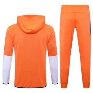 Ensemble de survêtement d'hiver pour homme en molleton technique extensible dans les quatre sens, coupe régulière, uni, à capuche, deux pièces - Product Image 4