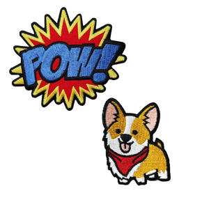 Parche bordado de hierro personalizado OEM logotipo personalizado diseño de dibujos animados único parches de hierro bordados al por mayor - Product Image 6