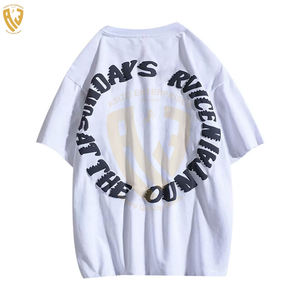 Vente en gros de sport pour hommes, logo personnalisé, costume lourd pour hommes, costume respirant à la mode, vêtements pour hommes, t-shirt vierge avec impression bouffante - Product Image 2