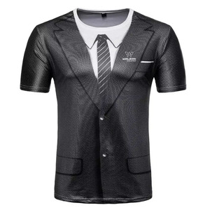 เสื้อยืดพิมพ์ลายซับลิเมชันสำหรับผู้ชายเสื้อยืดสำหรับใส่วิ่งจ๊อกกิ้งเล่นกีฬาพิมพ์ซับลิเมชันล่าสุด - Product Image 5