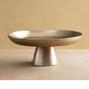 High Quality Material Cake Stand Dotted <b>Silver</b> Finished Aluminum Latest Best <b>Top</b> Quality Cake Stand - Product Image 3
