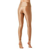 Leggings de yoga taille haute pour femmes Shorts motif solide taille élastique Leggings de gymnastique en Spandex/Nylon confortable entraînement serré