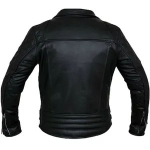 Chaqueta de piel de oveja genuina para hombre, chaquetas de cuero para motocicleta, multicolor para hombre, Material de súper alta calidad, estilo sostenible