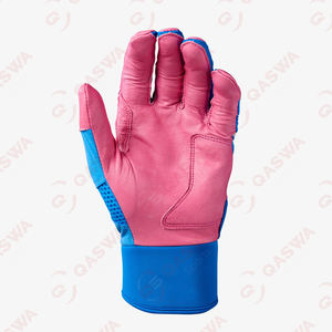 Guantes de béisbol ajustables para batear, tallas para adultos jóvenes, guantes de marca personalizados de Palma antideslizante de ajuste suave - Product Image 2