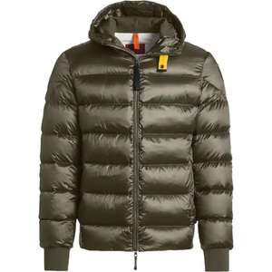 Veste matelassée à imprimé personnalisé OEM pour hommes avec fermeture à glissière à col montant veste longue d'hiver décontractée avec logo à l'avant poches multicolores - Product Image 1